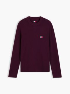 Badge Wool Blend Jumper With Alpaca — Purple 5
