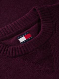 Badge Wool Blend Jumper With Alpaca — Purple 6