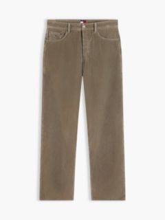 Jaimie Loose Straight Five-Pocket Corduroy Trousers — Green 5