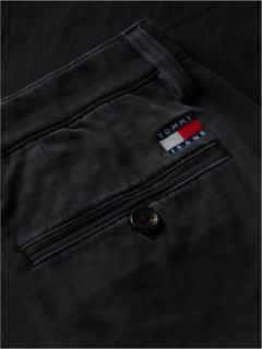 Theo Loose Washed Chinos — Black 6