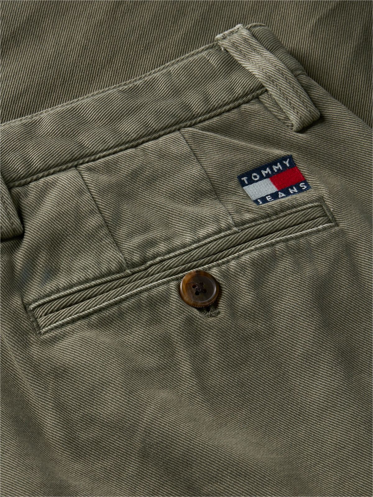 Theo Loose Washed Chinos — Green
