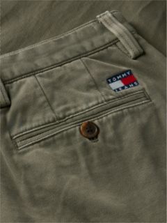 Theo Loose Washed Chinos — Green 6