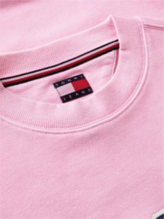 Varsity Logo Relaxed Terry Sweatshirt — Pink 6