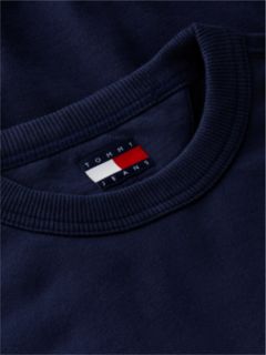 Back Wavy Flag Terry Relaxed Sweatshirt — Blue 6