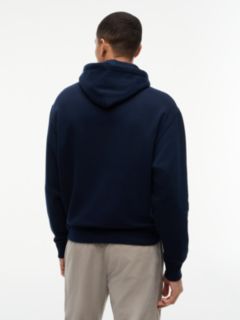 Classic Logo Relaxed Fleece Hoody — Blue 4
