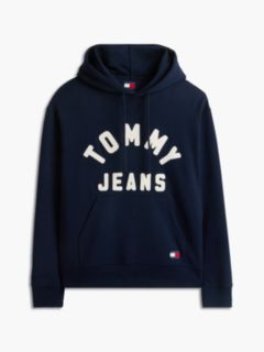 Classic Logo Relaxed Fleece Hoody — Blue 5