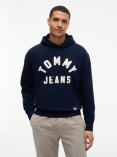 Classic Logo Relaxed Fleece Hoody — Blue 1