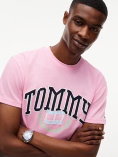 Varsity Logo Jersey T-Shirt — Pink 3