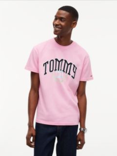 Varsity Logo Jersey T-Shirt — Pink 1