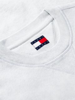 Badge Fleece Crew Neck Sweatshirt — Grey 6