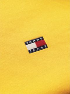 Badge Fleece Crew Neck Sweatshirt — Yellow 6