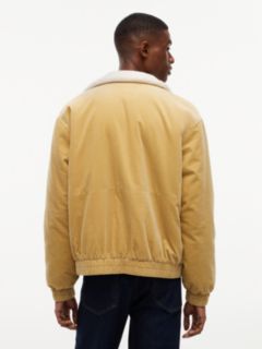 Washed Corduroy Zip-Thru Jacket — Beige 5