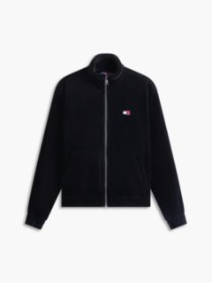 Washed Corduroy Zip-Thru Jacket — Black 6