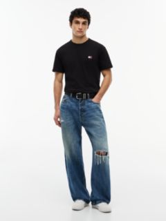 Theo Loose Distressed Jeans — Blue 2
