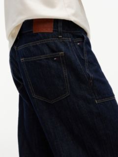 Jaimie Loose Straight Utility Jeans — Blue 4