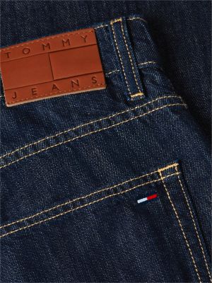 blue jaimie relaxed straight utility jeans for men tommy jeans