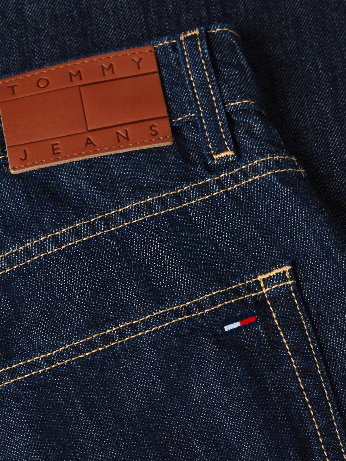 Jaimie Loose Straight Utility Jeans — Blue
