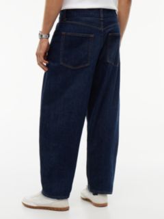 Ashton Barrel Twisted Seam Jeans — Denim 6