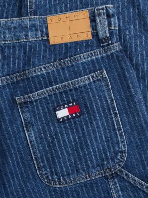 denim jaimie loose straight pinstripe carpenter jeans for men tommy jeans
