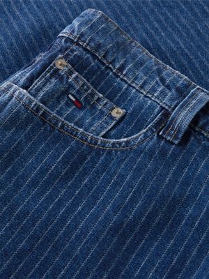 denim jaimie loose straight pinstripe carpenter jeans for men tommy jeans