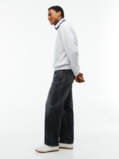 Jaimie Loose Straight Black Jeans — Denim 3