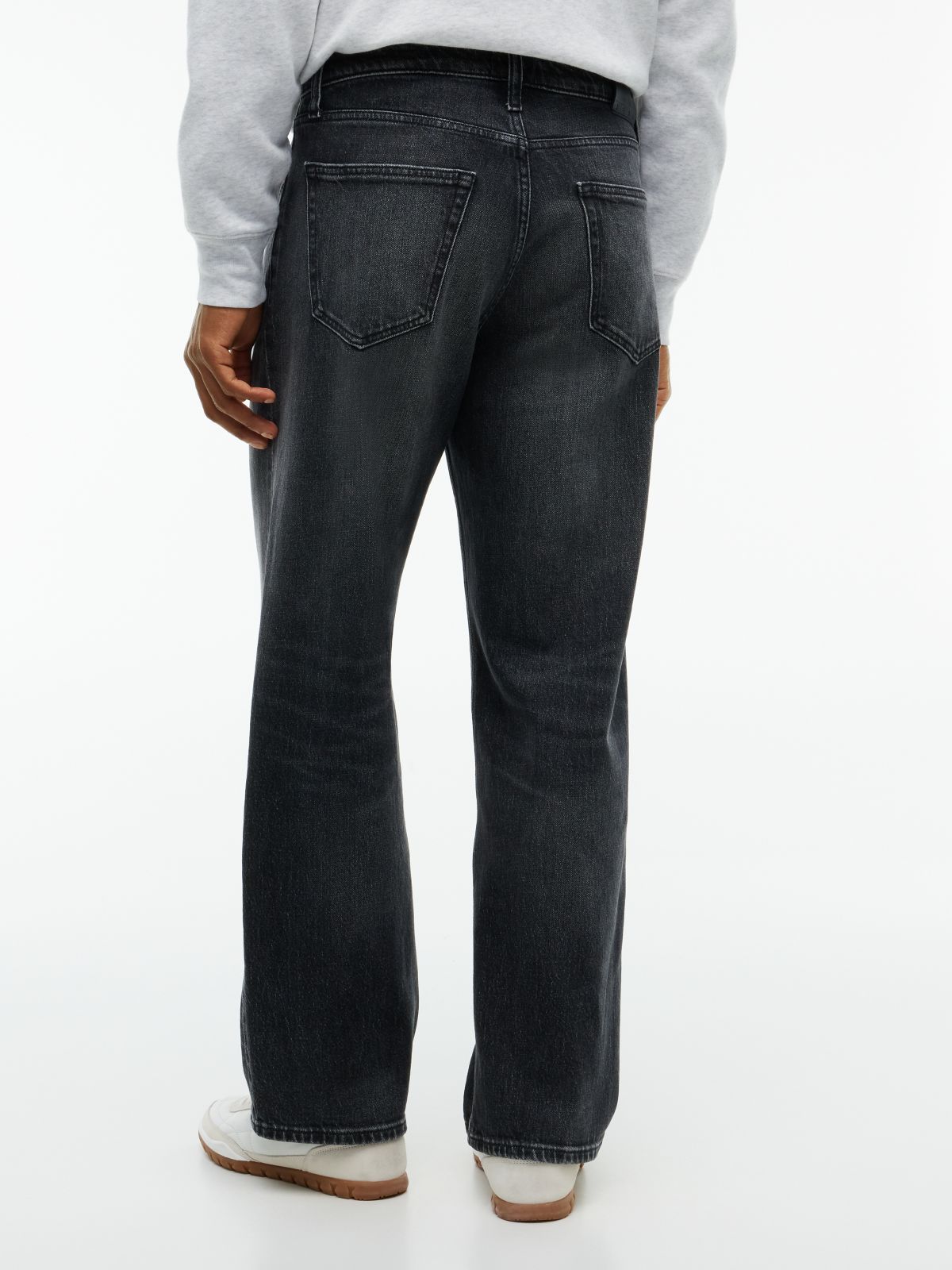 Jaimie Loose Straight Black Jeans — Denim