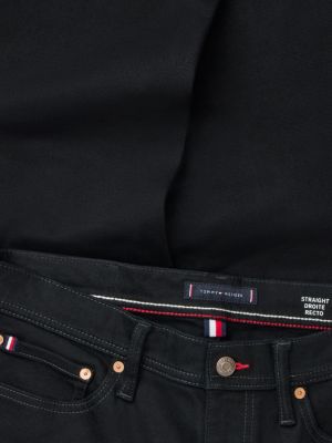jeans jaimie relaxed fit dritti neri denim da uomini tommy jeans