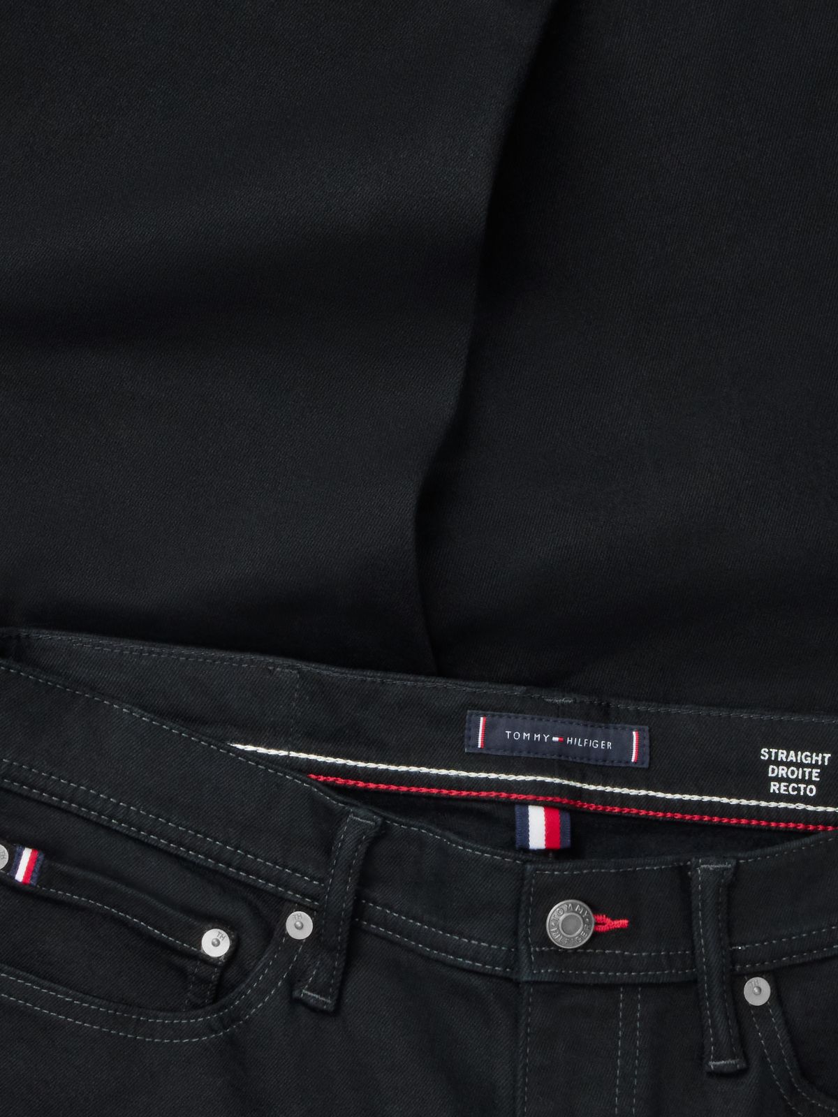 Jaimie Loose Straight Black Jeans — Denim