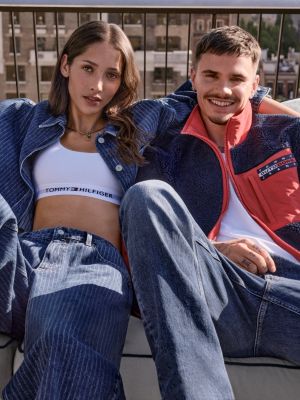 jeans ryan slim fit straight sbiaditi denim da uomini tommy jeans