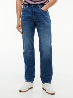 denim ryan slim straight faded jeans for men tommy jeans