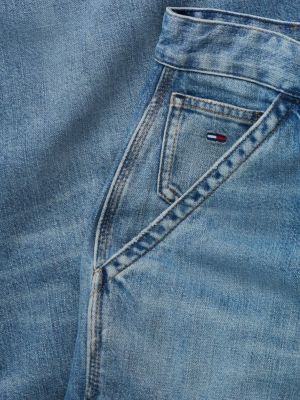 denim theo loose faded cargo jeans for men tommy jeans