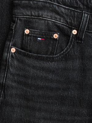 jean bootcut ryan noir denim pour hommes tommy jeans