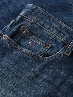denim otis straight faded jeans for men tommy jeans