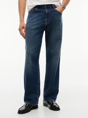 denim otis straight faded jeans for men tommy jeans
