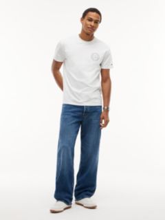 Jaimie Loose Straight Faded Carpenter Jeans — Denim 2