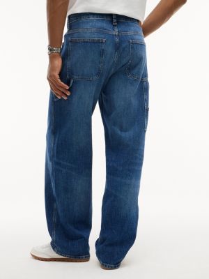 denim jaimie loose straight faded carpenter jeans for men tommy jeans