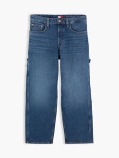Jaimie Loose Straight Faded Carpenter Jeans — Denim 7