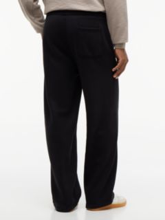 Tommy Badge Fleece Relaxed Joggers — Black 4