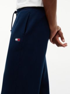 Tommy Badge Fleece Relaxed Joggers — Blue 3