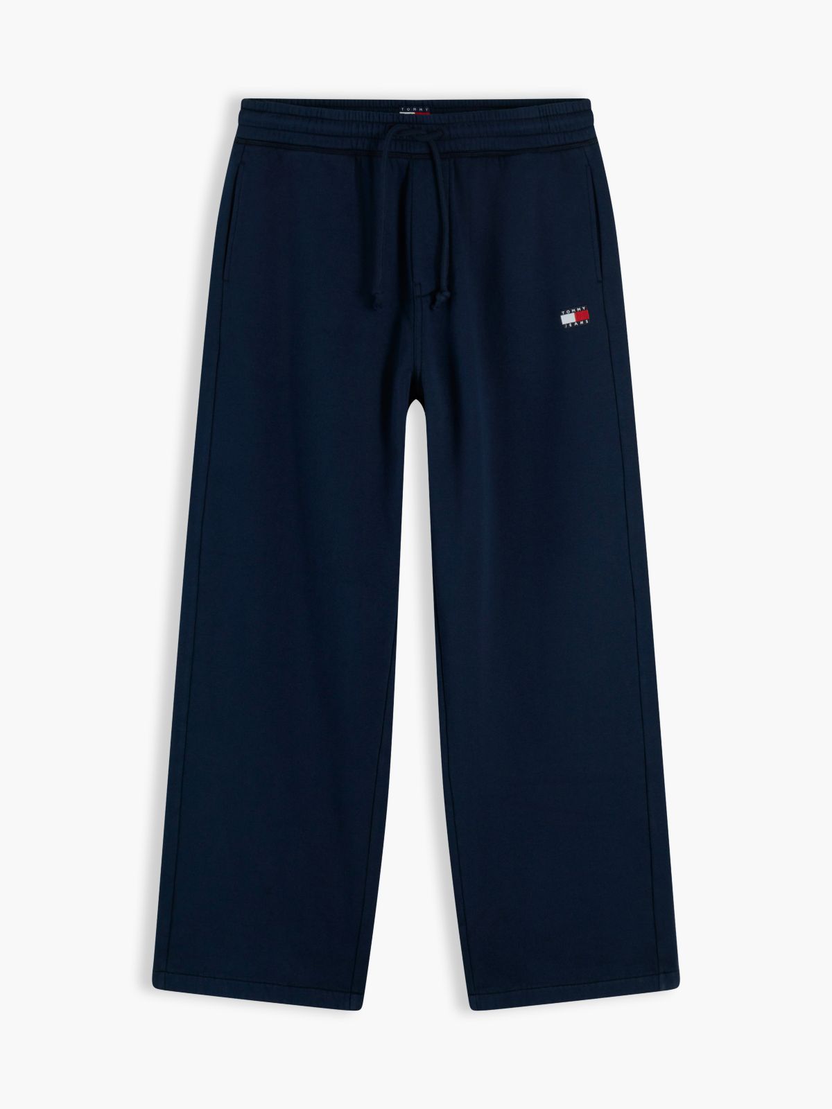 Tommy Badge Fleece Relaxed Joggers — Blue