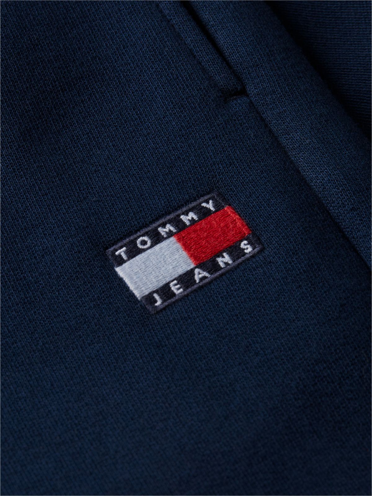 Tommy Badge Fleece Relaxed Joggers — Blue