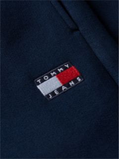 Tommy Badge Fleece Relaxed Joggers — Blue 6