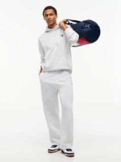Tommy Badge Fleece Relaxed Joggers — Grey 2