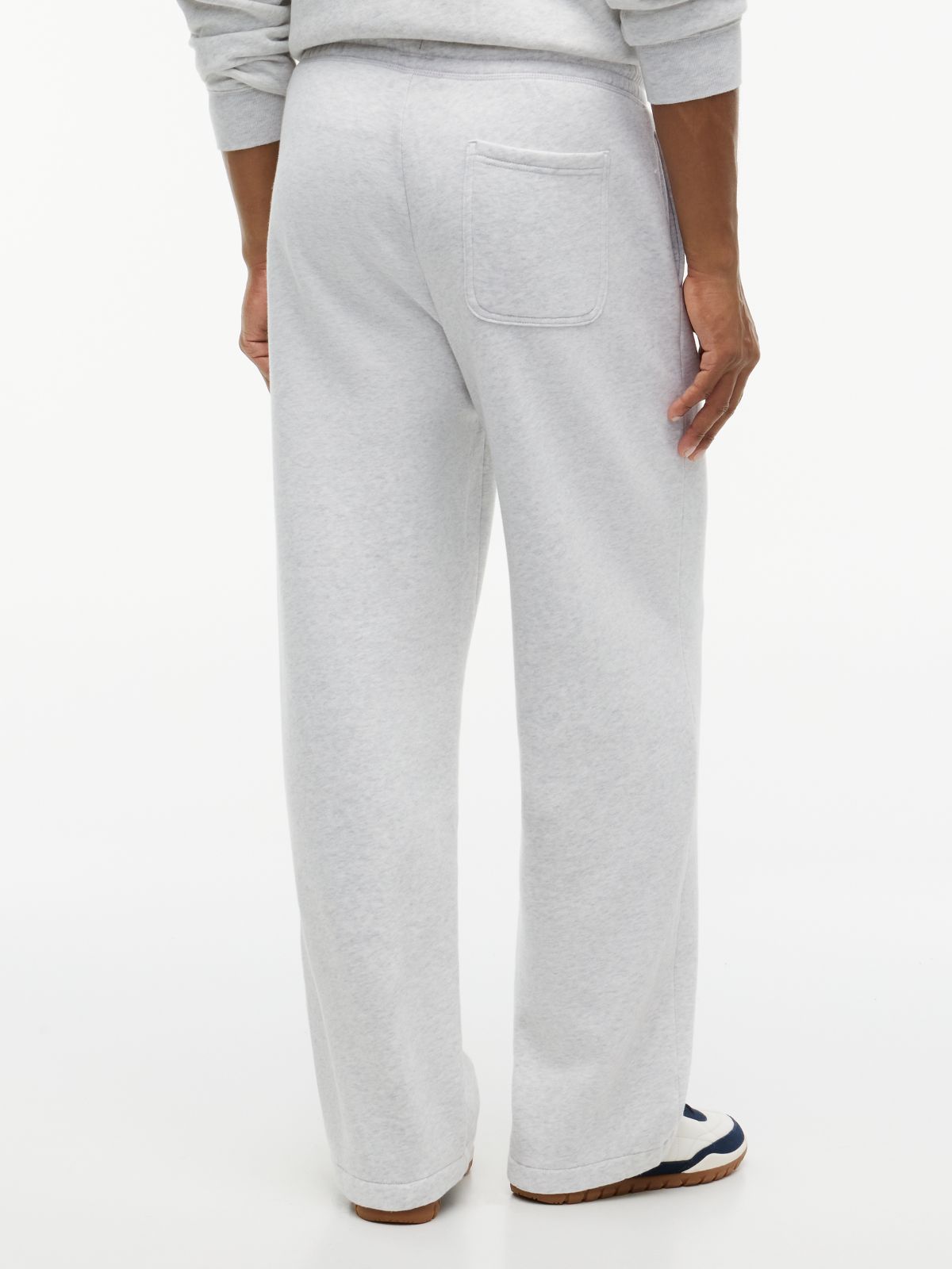 Tommy Badge Fleece Relaxed Joggers — Grey
