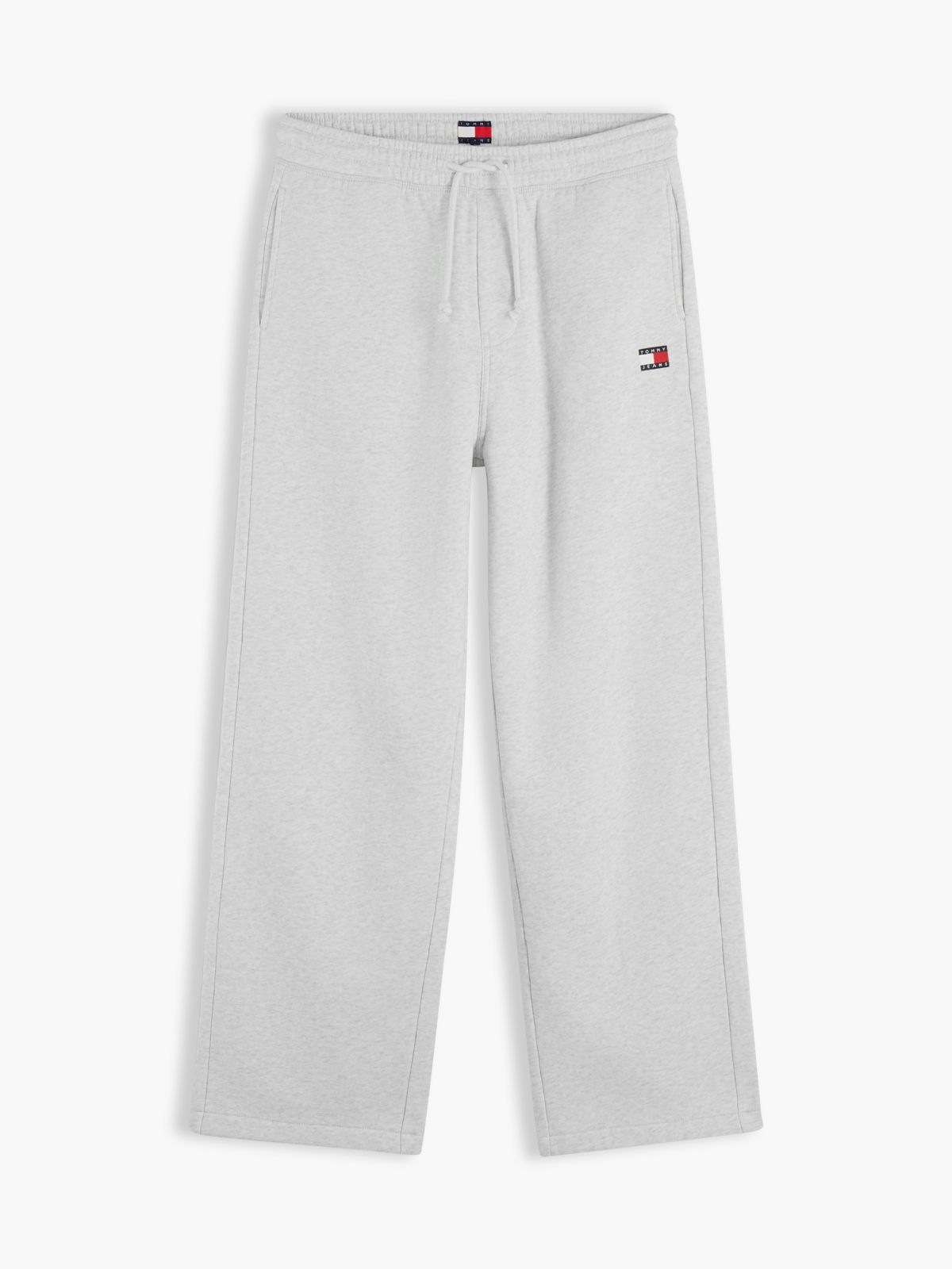 Tommy Badge Fleece Relaxed Joggers — Grey