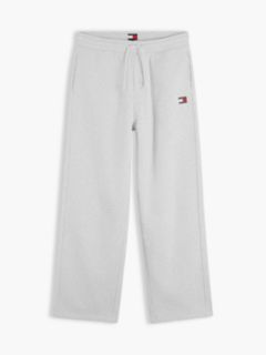 Tommy Badge Fleece Relaxed Joggers — Grey 5