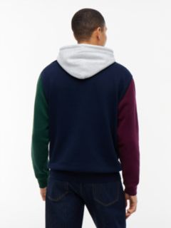 Tommy Badge Colour-Blocked Fleece Hoody — Blue 4