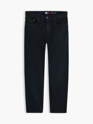 denim sonny tapered leg black jeans for men tommy jeans