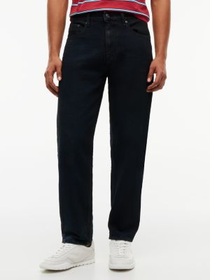 denim sonny tapered leg black jeans for men tommy jeans