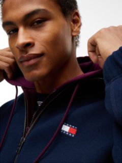 Wool Blend Relaxed Zip-Thru Jacket — Blue 3